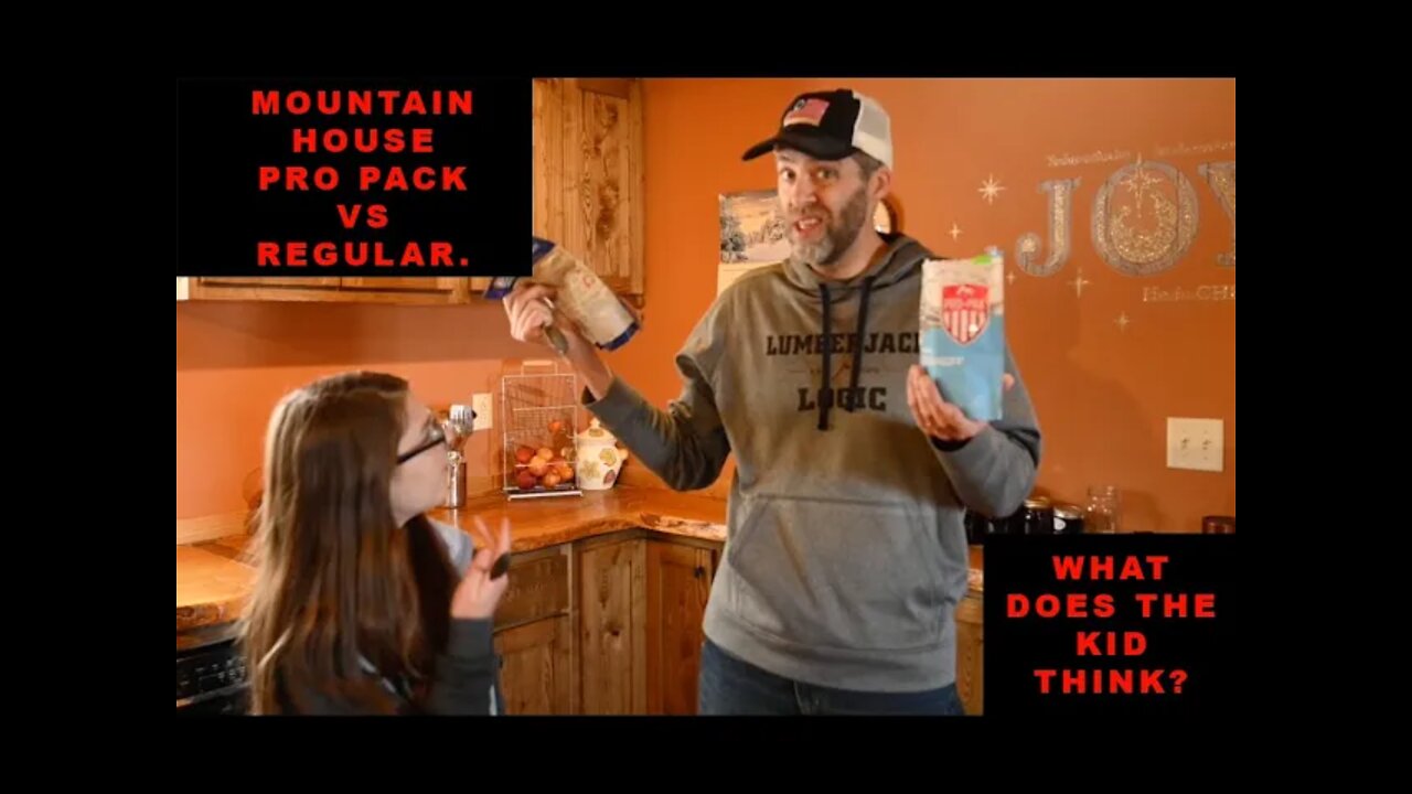 PRO PACK VS REGULAR - We brought in the 10 year old to test it out. Mountain House Meals
