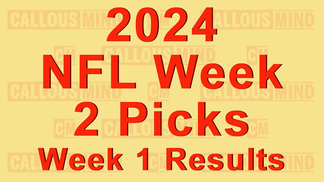 2024 National Football League Week 2 Game Predictions - week 1 prediction results