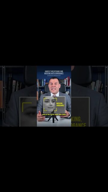 Amber Heard threatening with ARROGANCE - #shorts