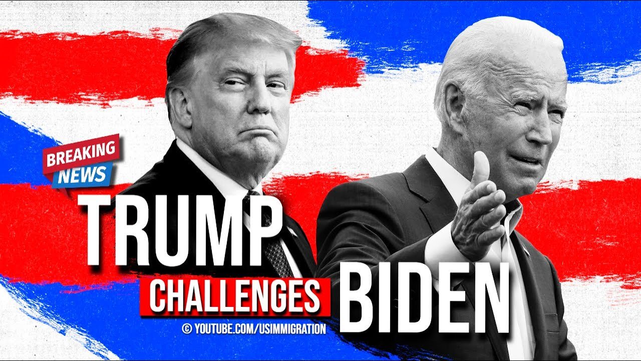 JUST NOW White House: TRUMP Challenges BIDEN ahead of State of Union