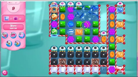 Candy Crush Milestone Challenge for Level 4000, with a solve for the upper right dot level.