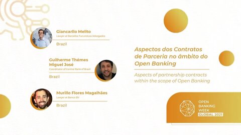 Aspectos dos Contratos de Parceria no ambito do Open Banking Giancarllo Melito, Guilherme Themes,