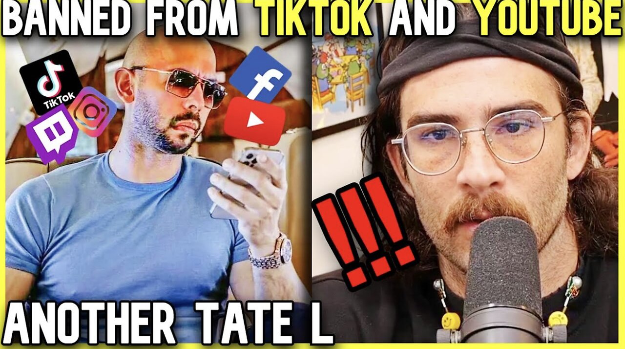 Hasanabi Reacts to Andrew Tate Getting Him Banned On TikTok