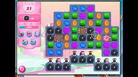 Candy Crush Level 2798 Talkthrough, 27 Moves 0 Boosters
