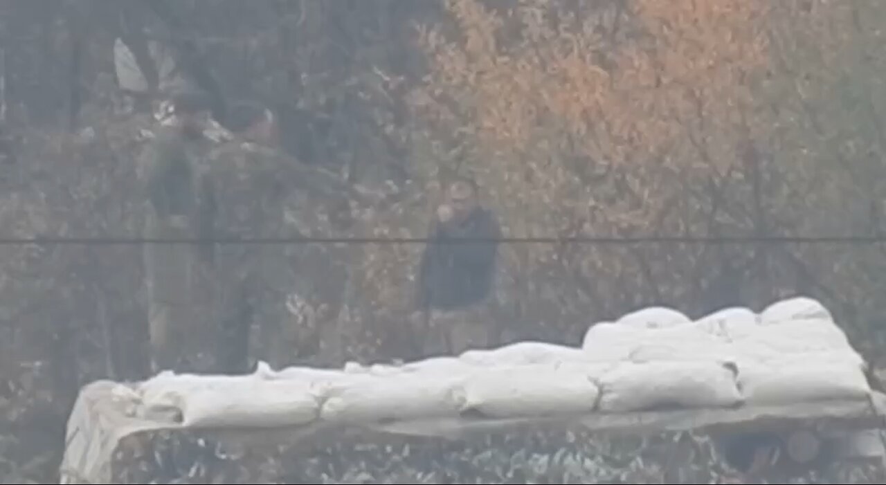 Soldier of the Armed Forces of Ukraine mocking a Russian sniper, but karma caught up with him