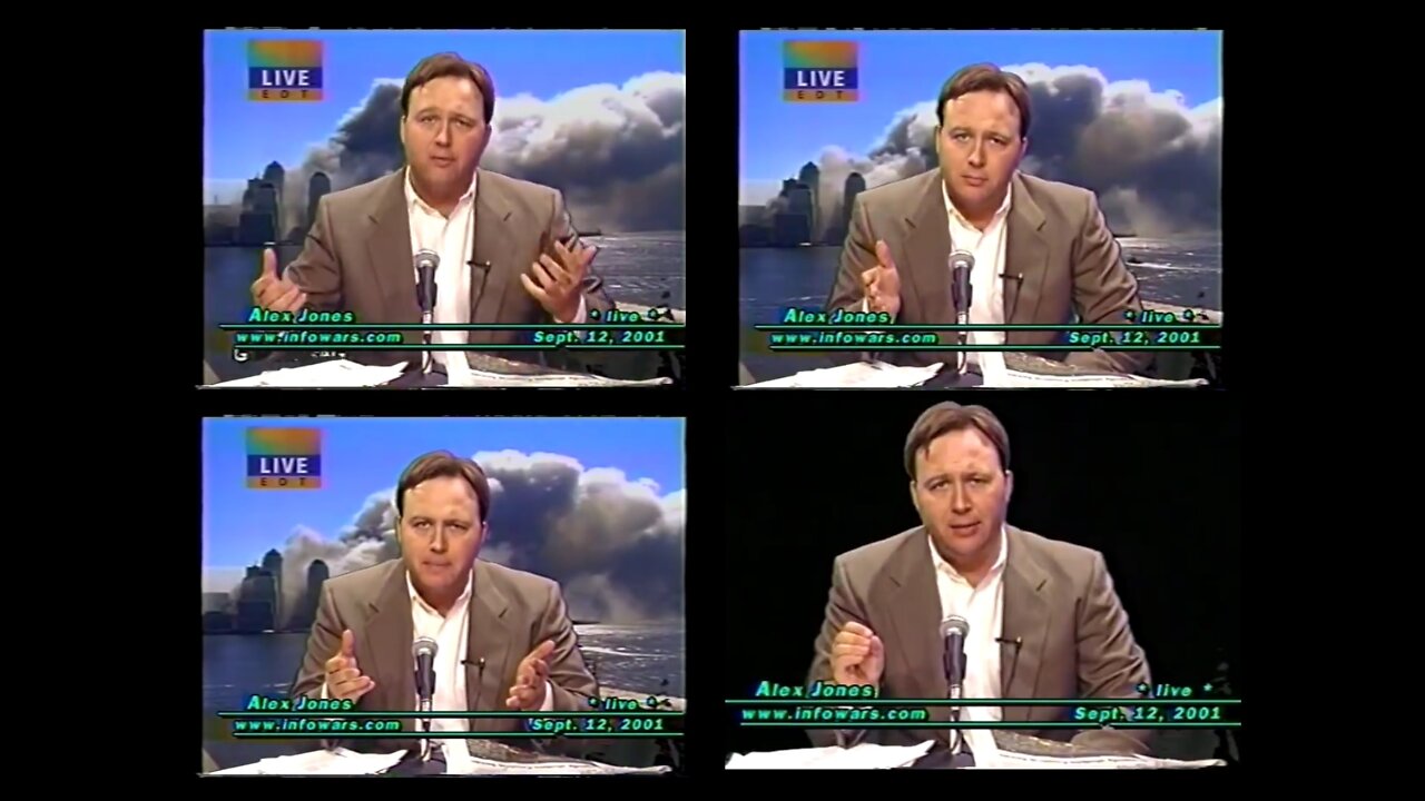 September 12_ 2001 Alex Jones - The Day After The Shocking Terror Attack