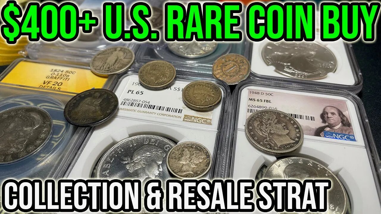 My Strategy In Flipping $408.20 Of Rare Coins - Unboxing Expensive Coins I Bought At Auctions