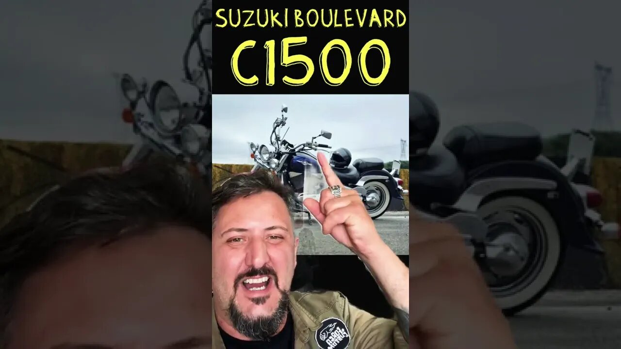 Suzuki Boulevard C1500. Se vir uma na rua pode PULAR EM CIMA e comprar porque é máquina