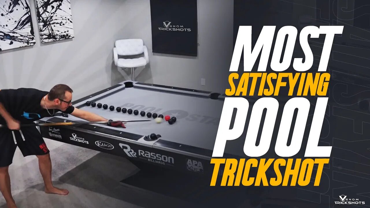 MOST SATISFYING POOL TRICK SHOTS??!! Extreme Position Play #3 - Venom Trickshots