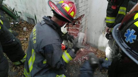 Digital Short: 8-year-old girl rescued after getting stuck inside chimney in Clearwater