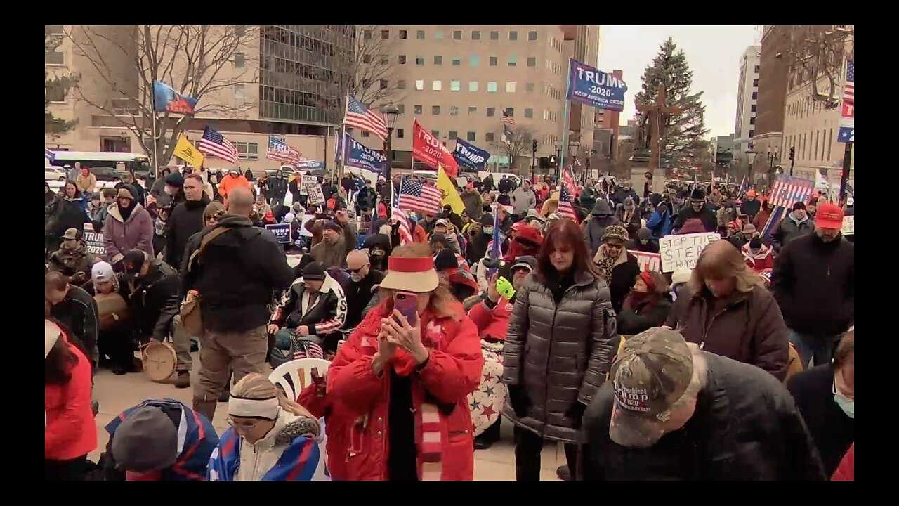 January 6th people prayer get tear gassed