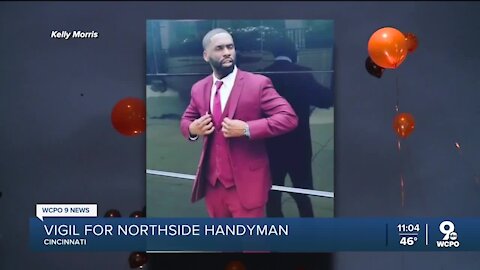 Loved ones remember father of three at place he was gunned down