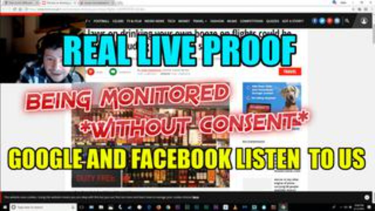 Real Proof that Google and Facebook listen in and record conversations