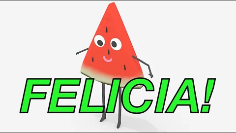 Happy Birthday FELICIA! - WATERMELON Birthday Song