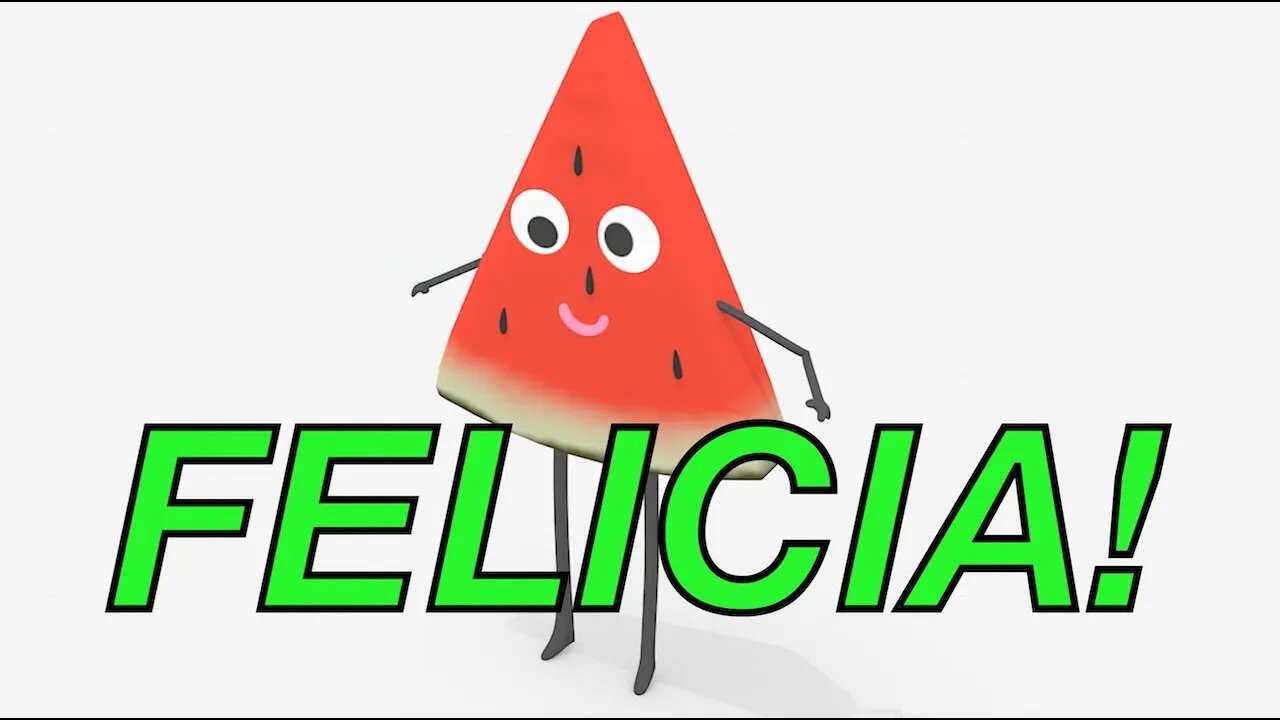 Happy Birthday FELICIA! - WATERMELON Birthday Song