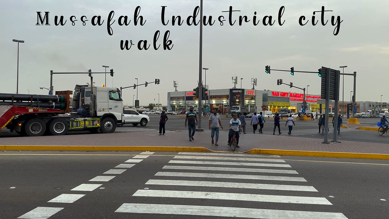 Mussafah industrial city / mussafah sanaiya City 4K walk AbuDhabi 2023 🇦🇪