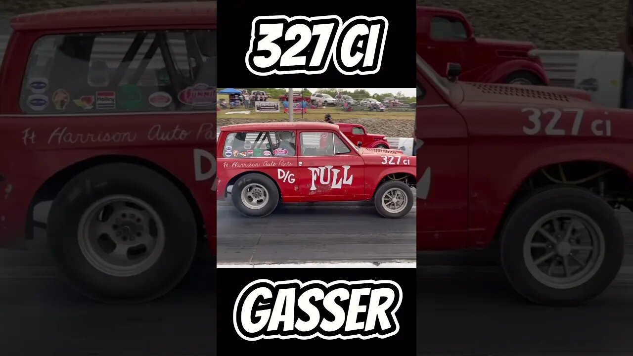 327 Cubic Inch Mini Gasser Burnout #shorts