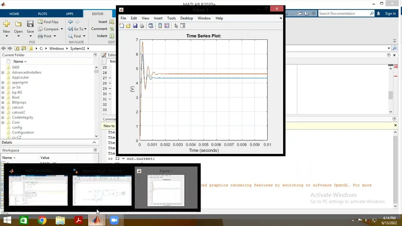 open loop buck converter simulation part 2 using simulink (simscape library)