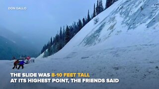 Best friends on Berthoud Pass capture close call with avalanche on dash camera