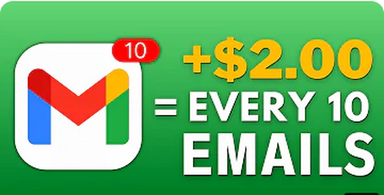 Earn $2.00 Every 10 Emails You Open! How To Make Money Online 2023