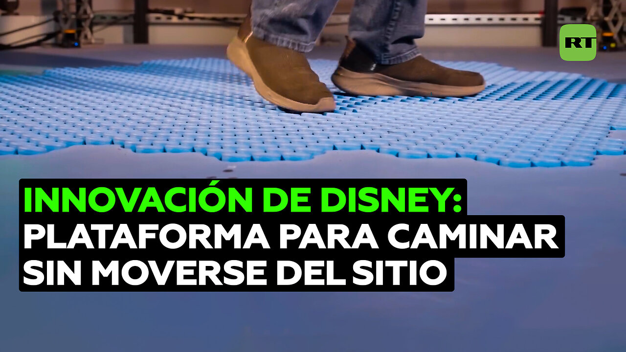 Tecnología de Disney permite caminar en todas las direcciones sin desplazarse del lugar