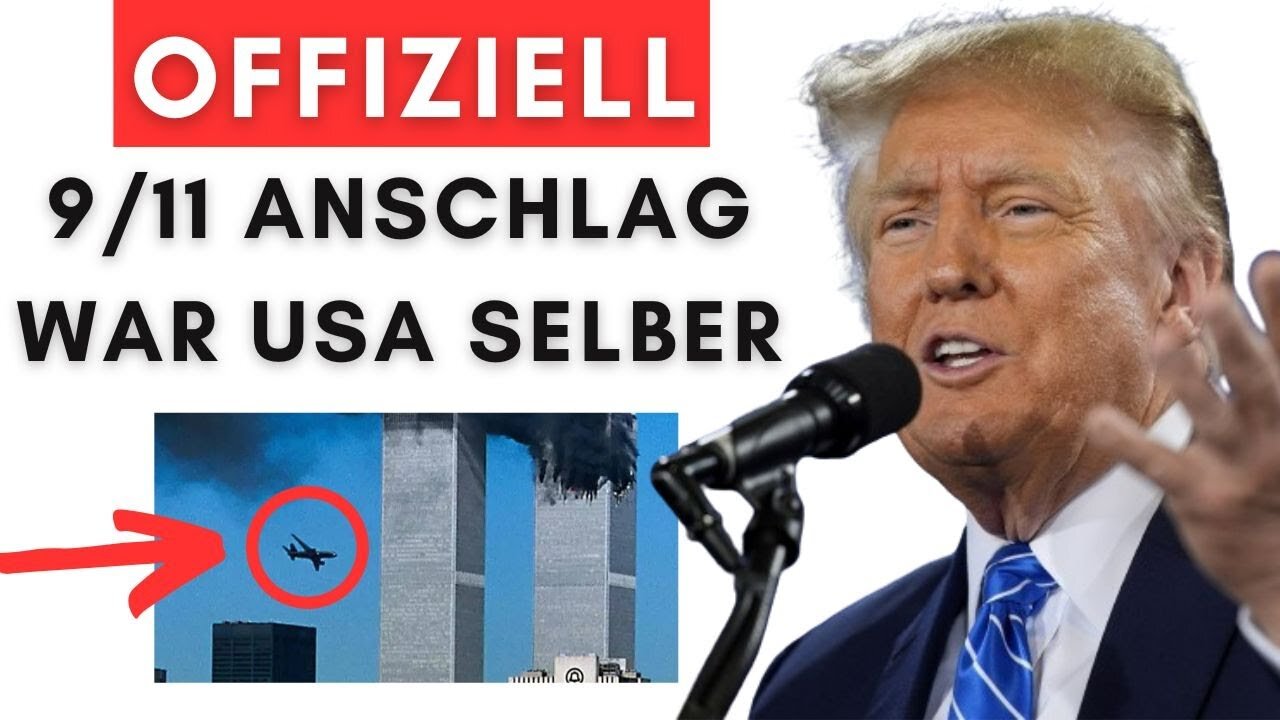 Trump (Kontrollierte Opposition !) bestätigt: Es gab KEIN Angriff auf World Trade Center🙈