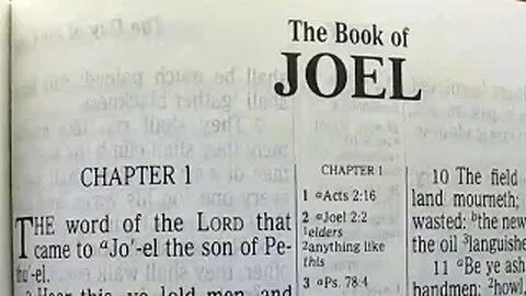 Joel: Chapters 01-03