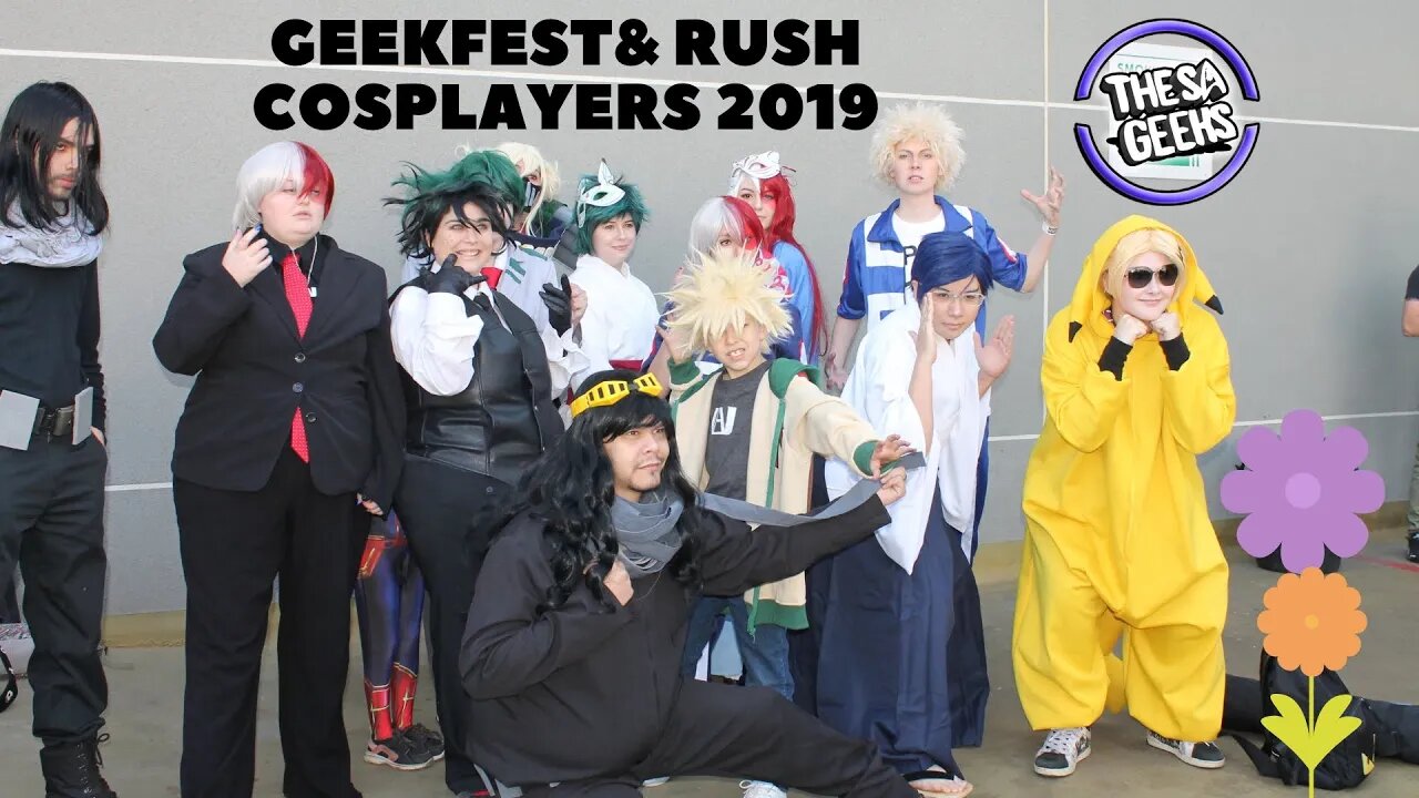 Geekfest & Rush 2019 Cosplayers