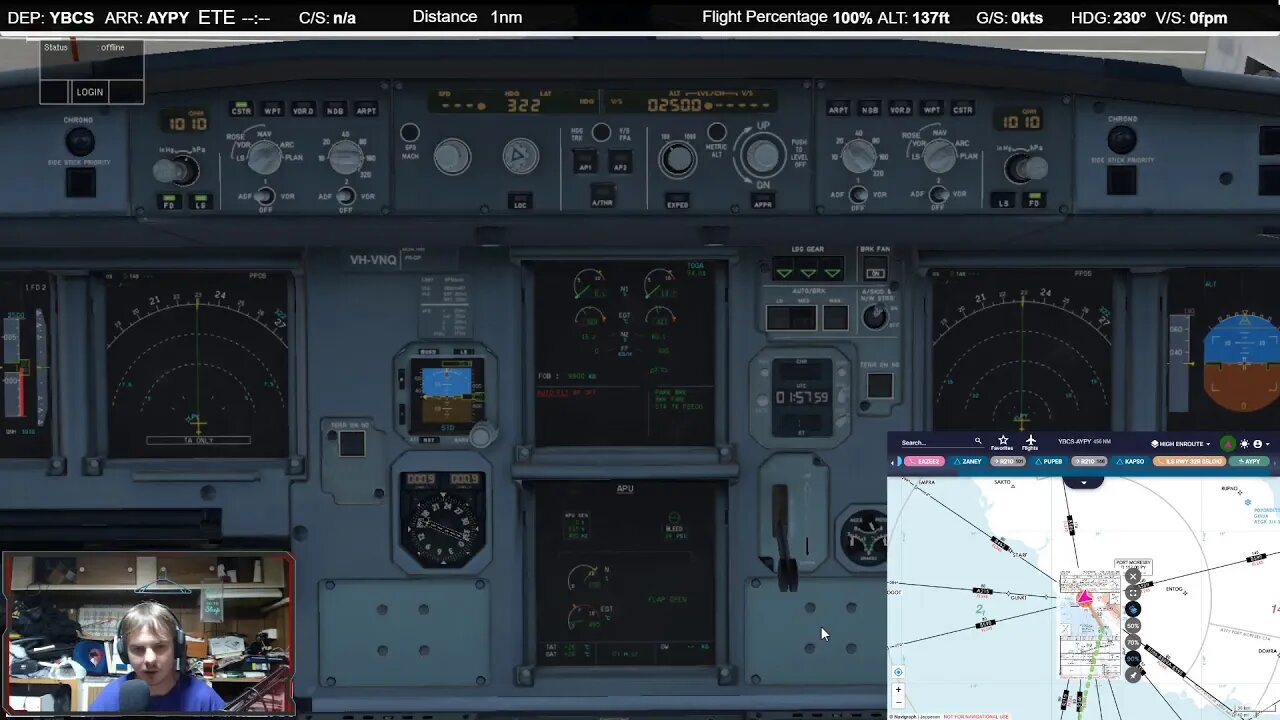 LIVESTREAM: [XP11] FF A320 Cairns to Port Moresby