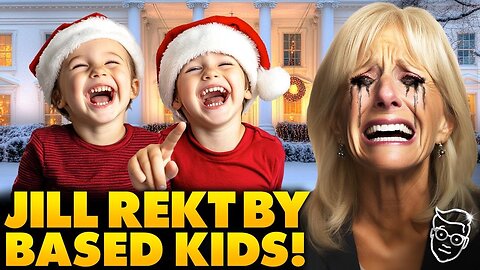 Jill Biden TROLLED To Her Face By KIDS At White House For Saying 'Happy Holidays' | Say CHRISTMAS!