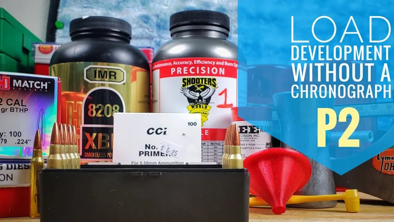 Load Development Method Without A Chronograph - SW Precision / 8208 / CCI 41 / Hornady 75gr BTHP P2