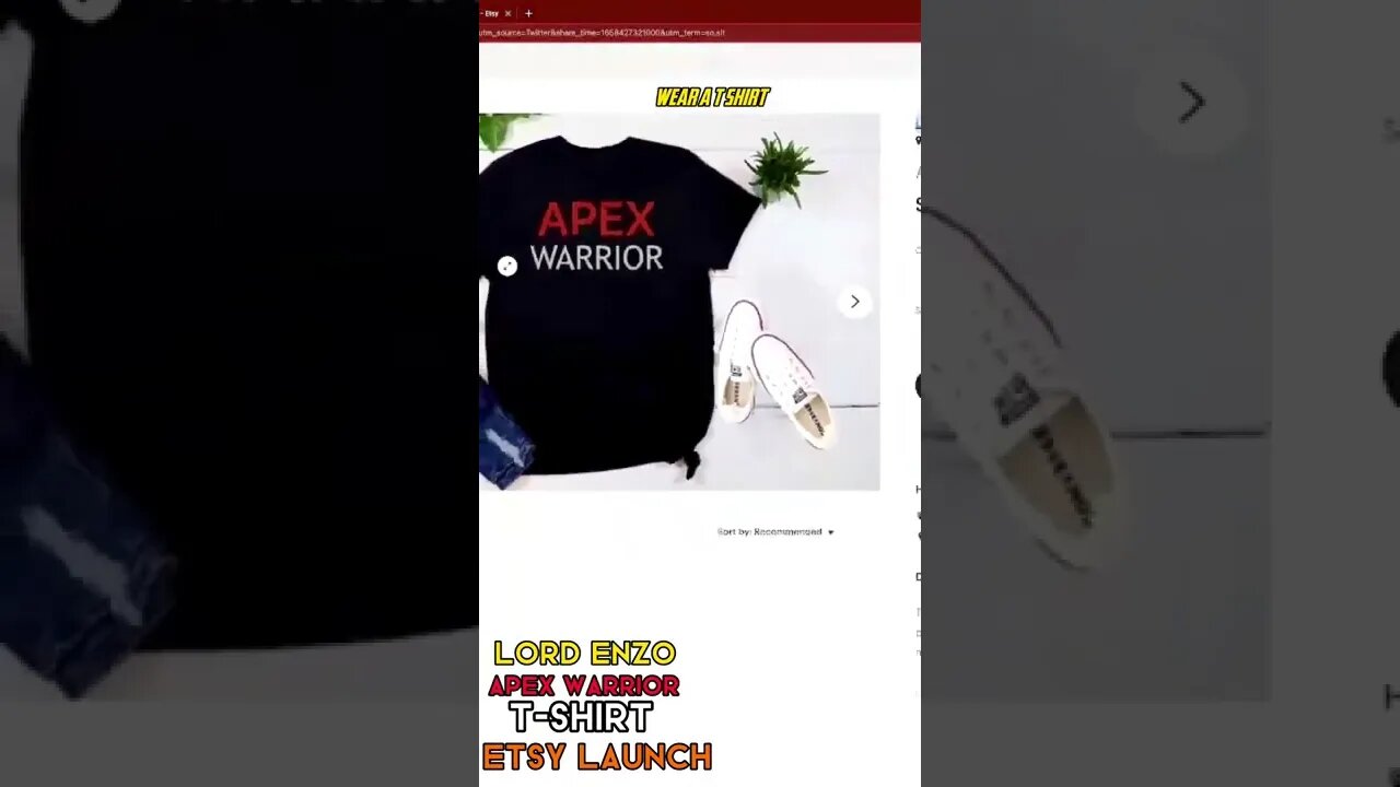 Lord Enzo XXVI APEX WARRIOR T-SHIRT Launch #Shorts