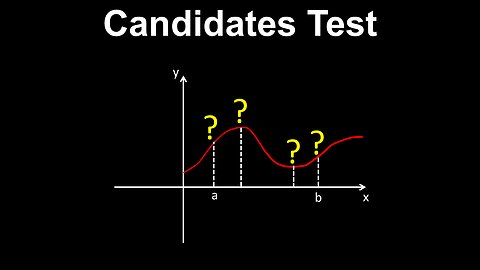 Candidates Test, Global Extrema - Calculus