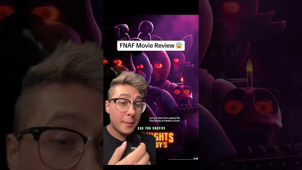 FNAF Movie Review #scary #fnaf #moviereview