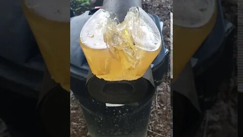 14x9x6 10% ballistics gel vs 450 bushmaster 115gr arx round x2 . after effect. slow mo died