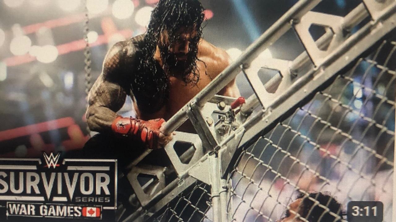 roman reigns scales the cageto beginwargames