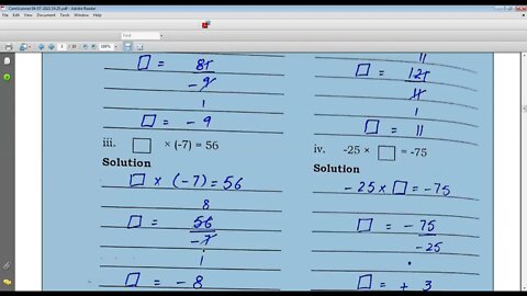 MATHS A,CLASS 6,INTEGERS,12 4 21