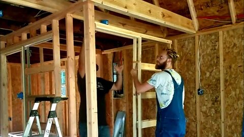 Tiny House Framing, Plumbing/Electric, and Drywall