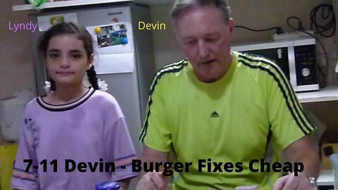 The 7-11 Devin Gourmet w/Lyndy - Triple Pork Burger!!!