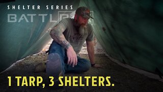 Three Basic Shelters - Tarp Shelter Series