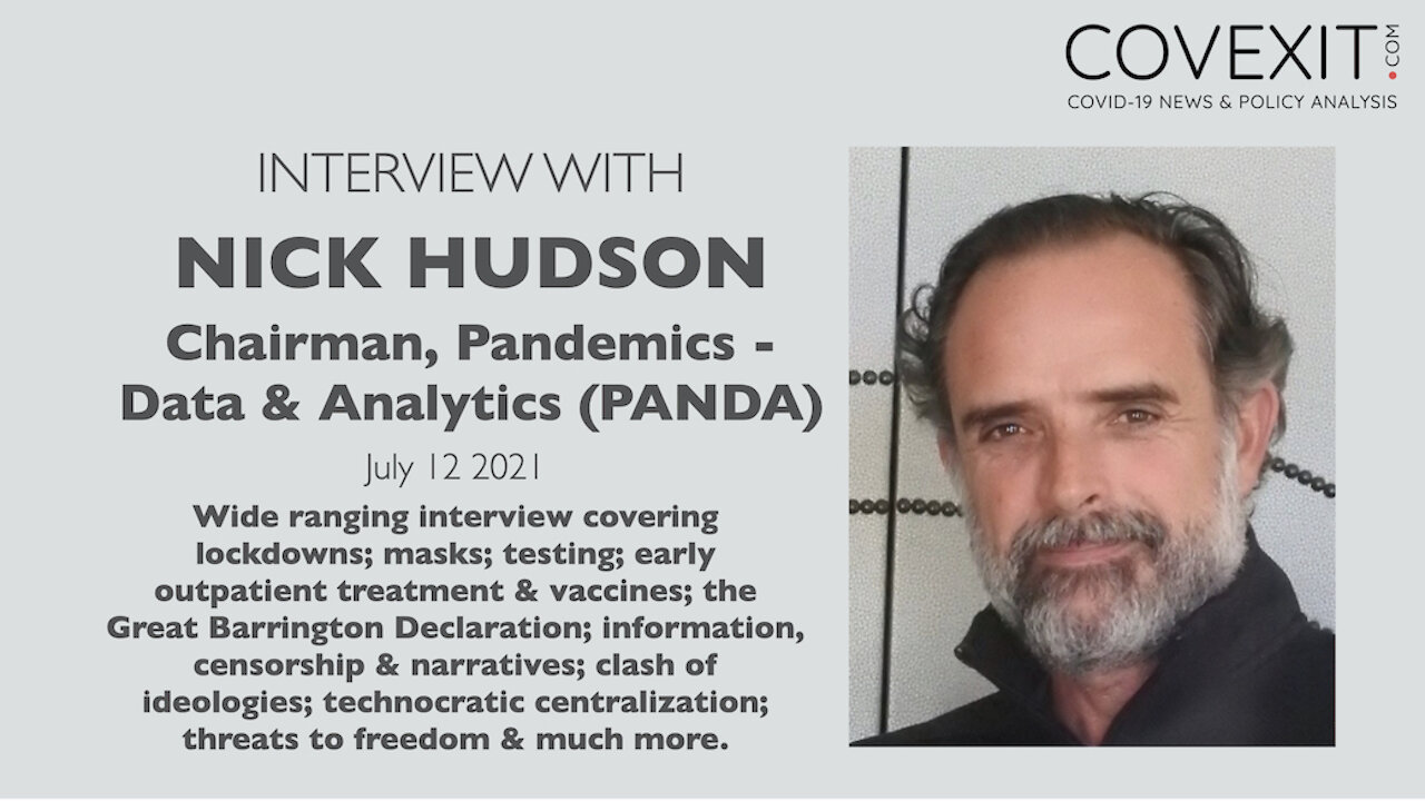 Nick Hudson from Pandemics Data & Analytics (PANDA)