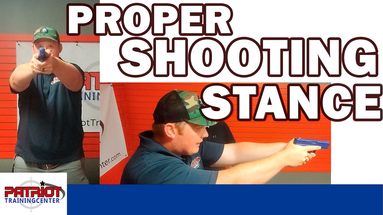 Carter shows his pistol shooting stance and why it's different than Jeff's
