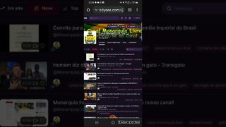 Como compartilhar nossos vídeos na Odysee.com
