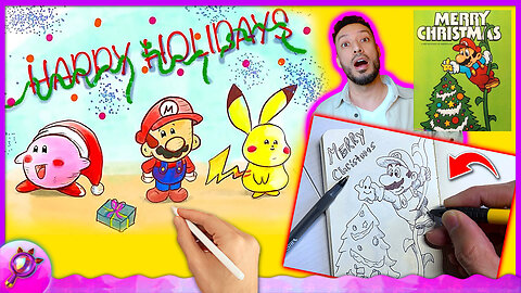 Drawing Super Mario | How to draw Super Mario
