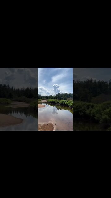 Beautiful sky at the beach