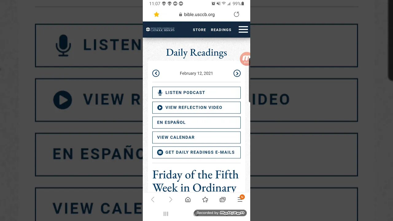 Jesus is our Savior/ Bible reading FEB 12 / 2021