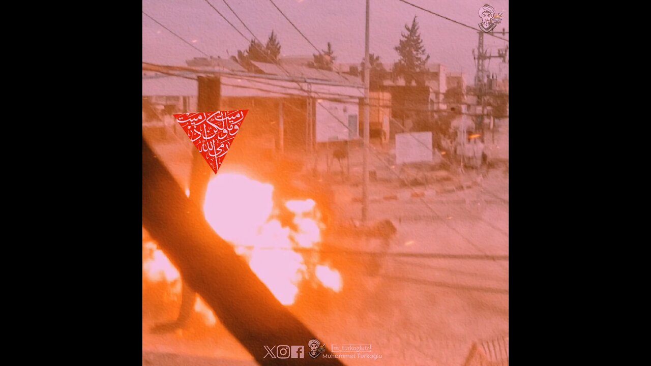 Mücahidlerin ,İşgalci İsrail Araçlarını İmha Ettiği Sahneleri Yayınladı 🔥🔻