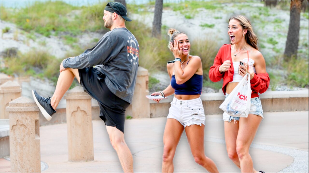 KICKFLIP!! Funny WET FART Prank at the Beach!