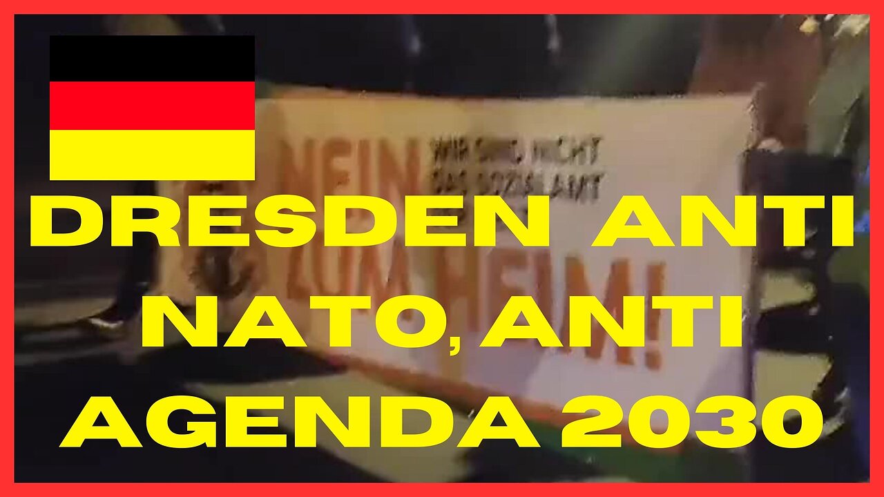 Dresden 🇩🇪 Anti Nato, Anti Agenda 2030