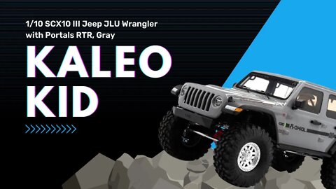 Rock Climbing - 1/10 SCX10 III Jeep JLU Wrangler with Portals RTR, Gray